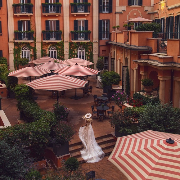 JUSTIN ALEXANDER Carlee A-Line Lace Wedding Dress - Detachable Straps Size 4 - Picture 6 of 16